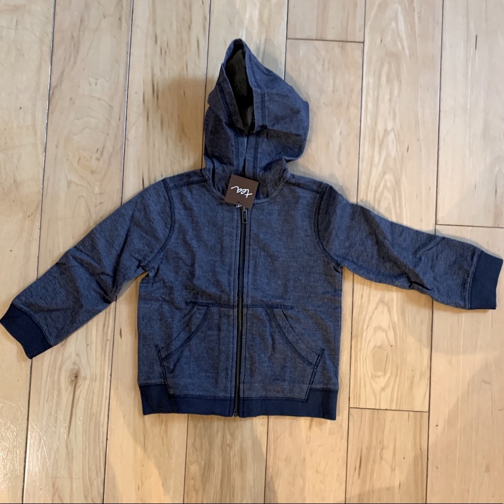 NWT! Tea Collection Zip Hoodie 3T